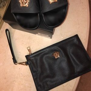 SOLD Versace wristlet